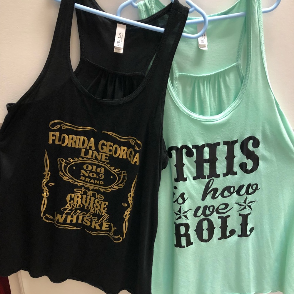 Custom made Florida Georgia Line tanks